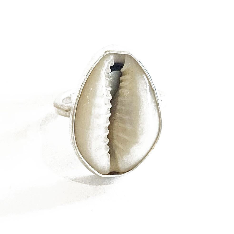 Cowrie Bezeled Ring | Prerequisite: Simple Soldering or Bangles of Gold ~