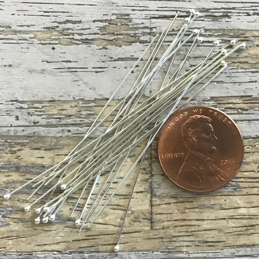 SS 2in Ball Headpin 26g 10ct