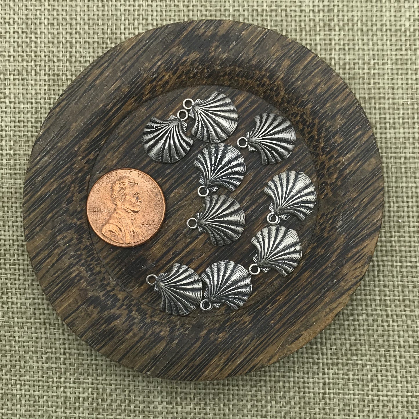 Sterling Scallop Shell