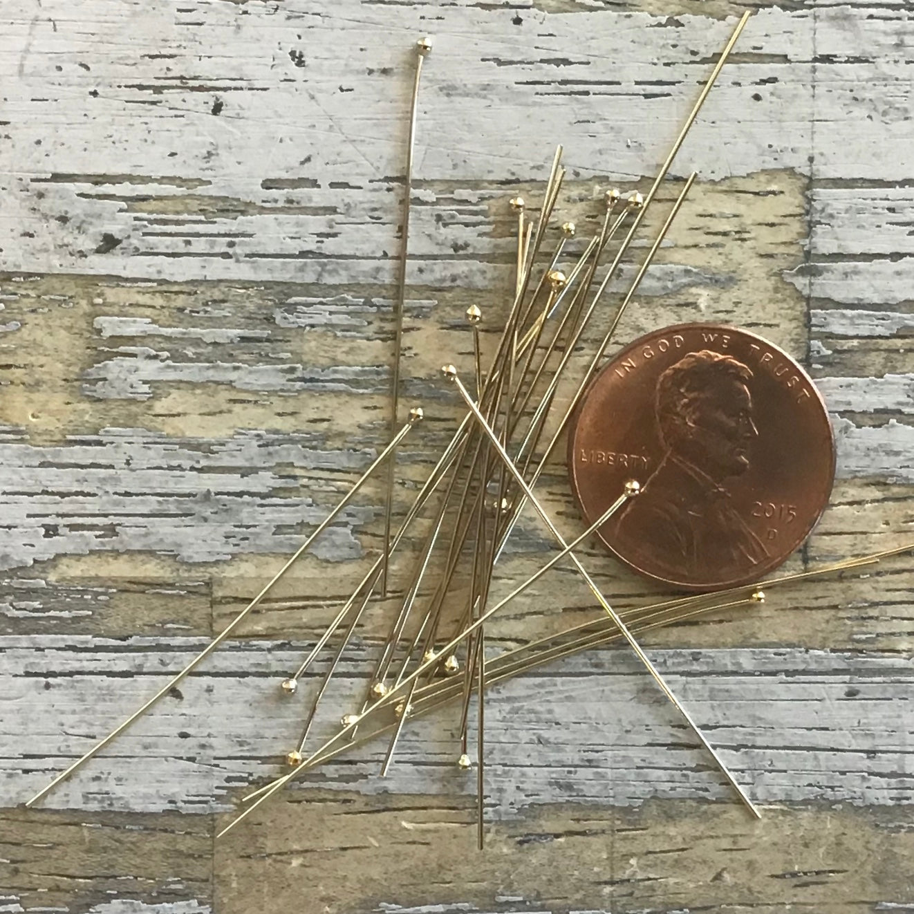 GF 1.5in Ball Headpin 24g 10ct