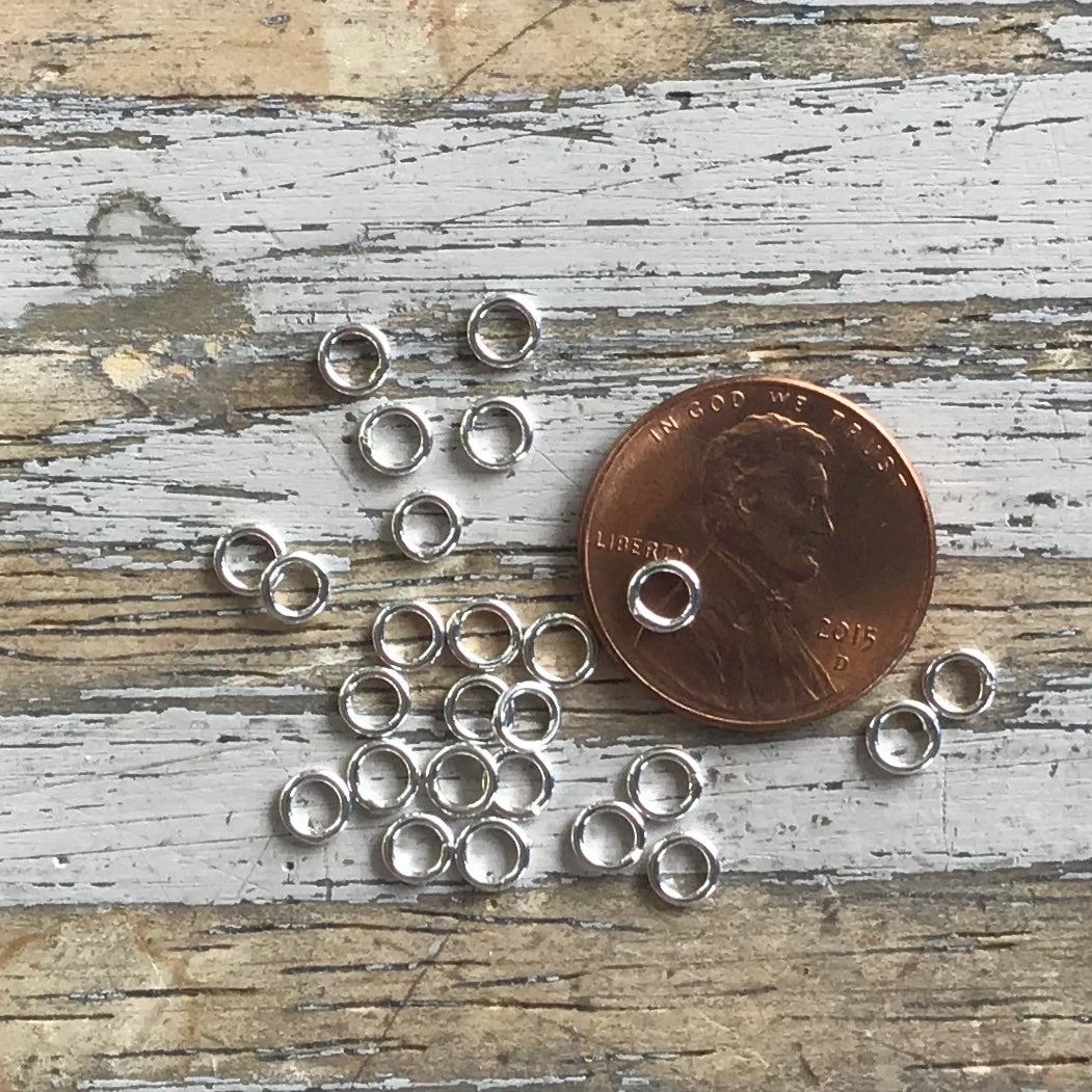 SS 4mm Closed Ring Ring 25ct