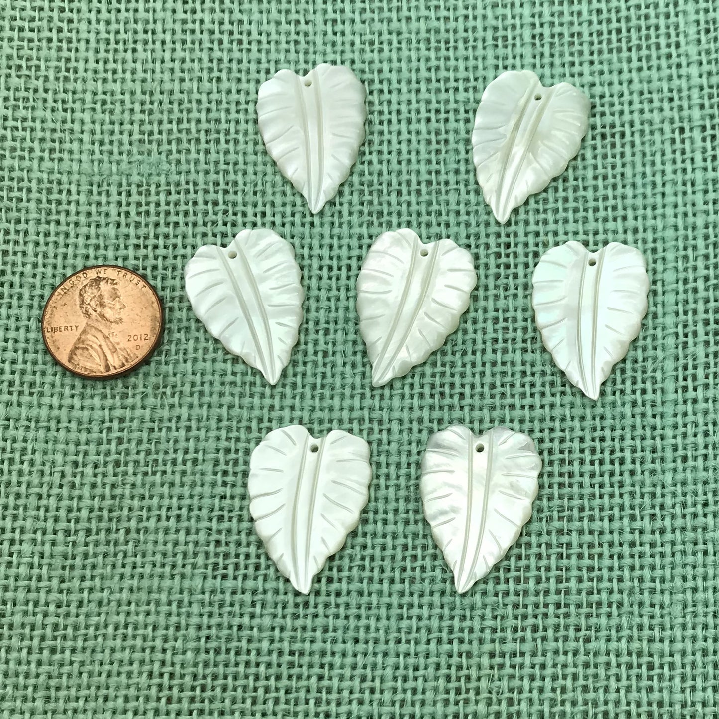 Mother of Pearl Taro Leaf