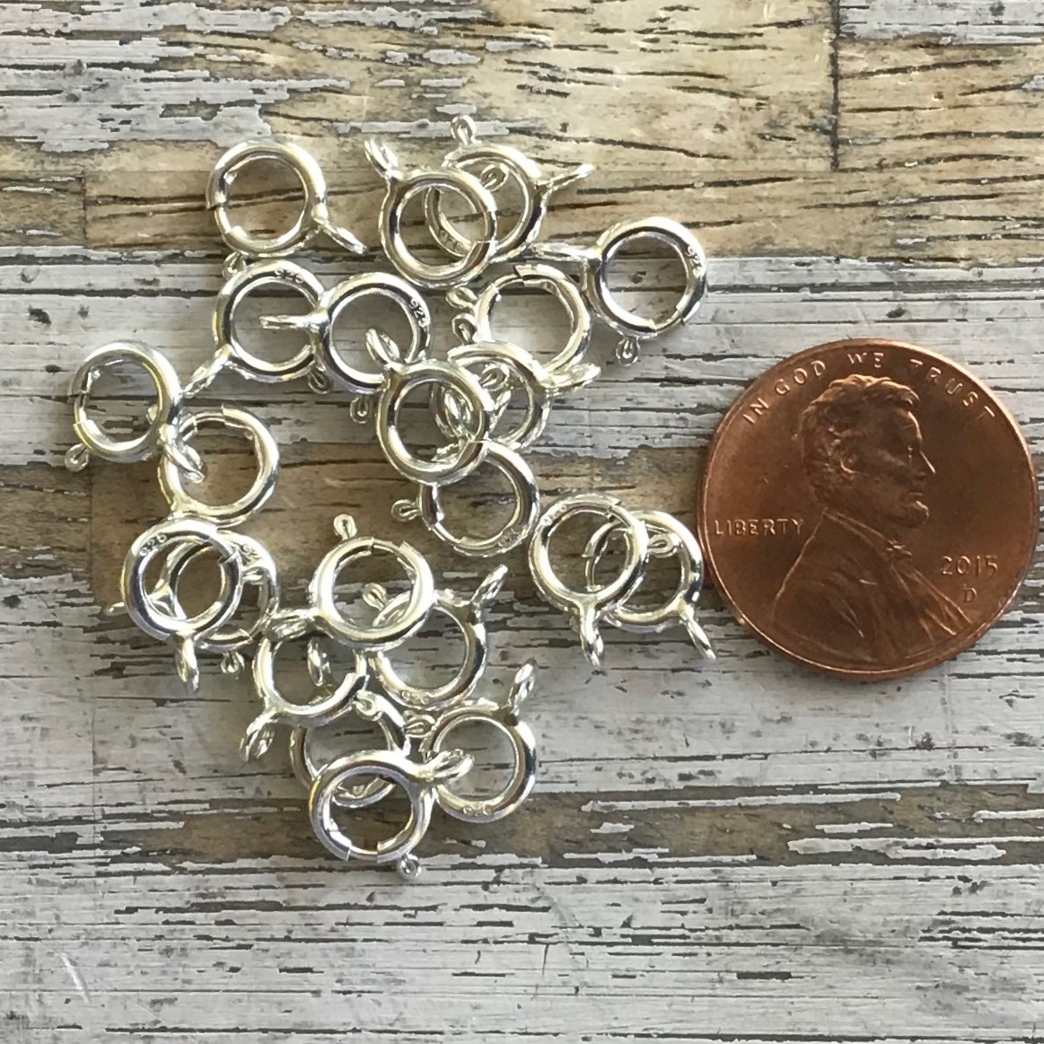 SS 7mm Spring Ring 25ct