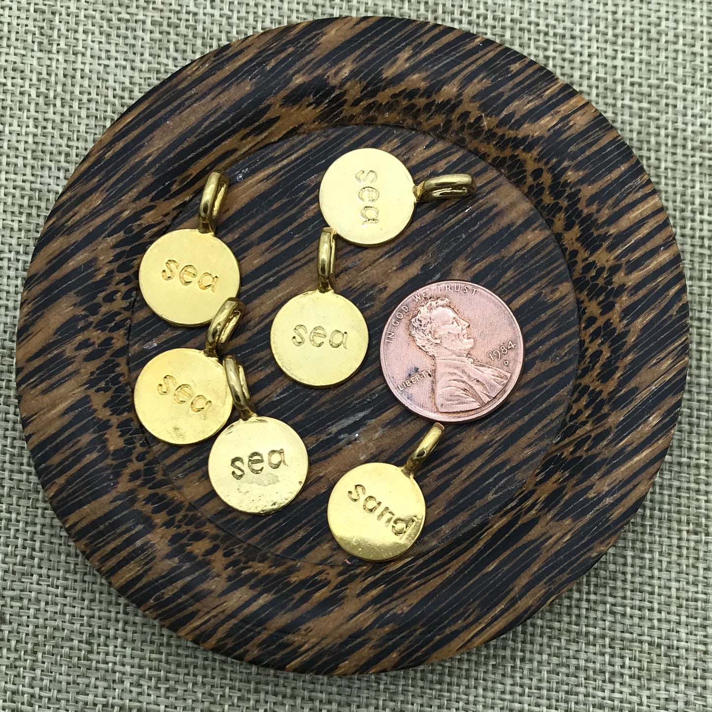 Gold Sea Charm