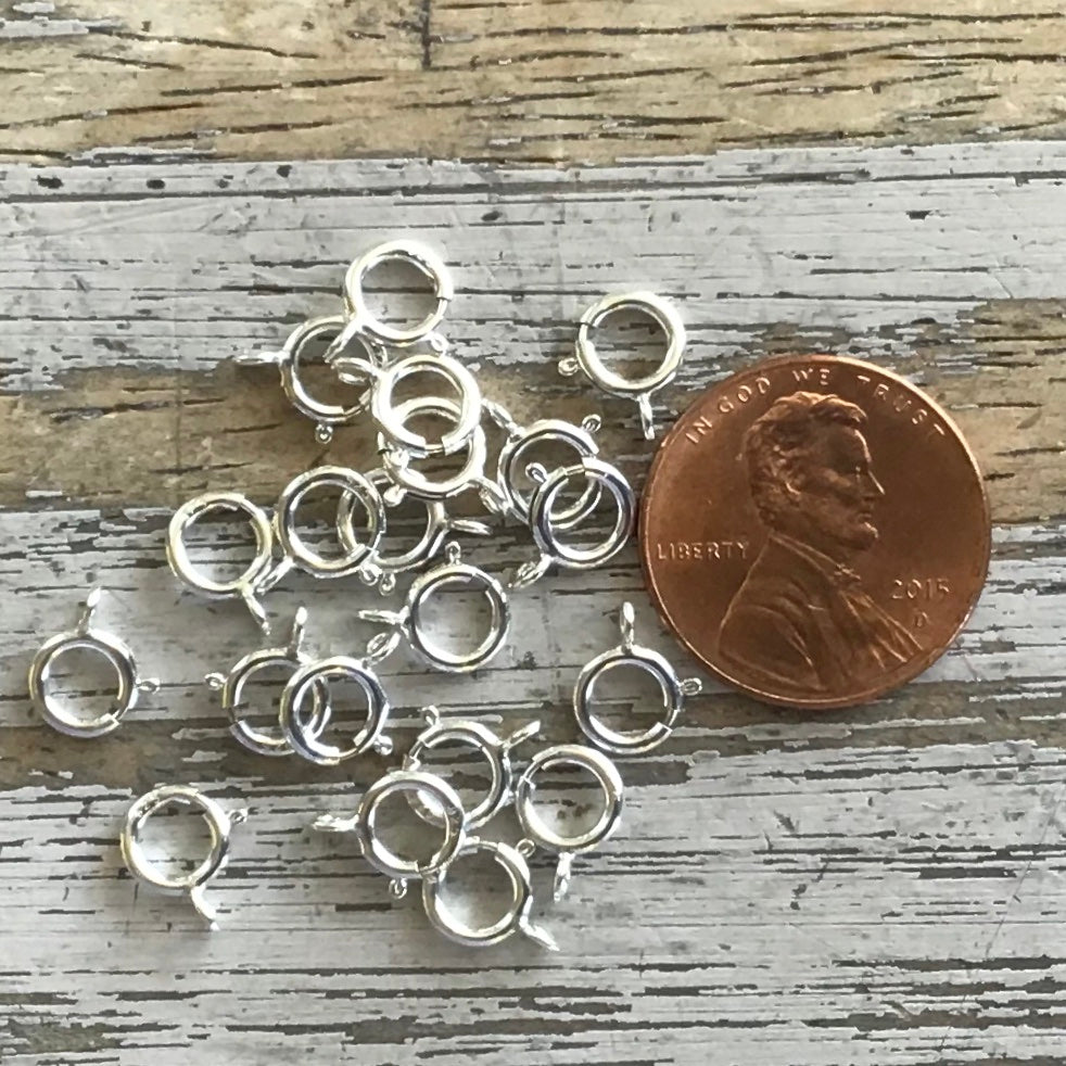 SS 6mm Spring Ring 25ct