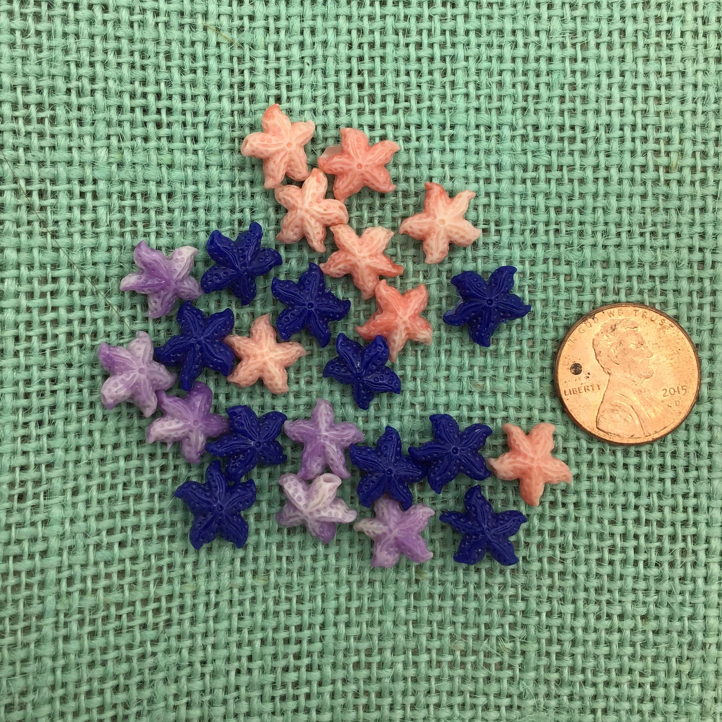 Resin Starfish Bead