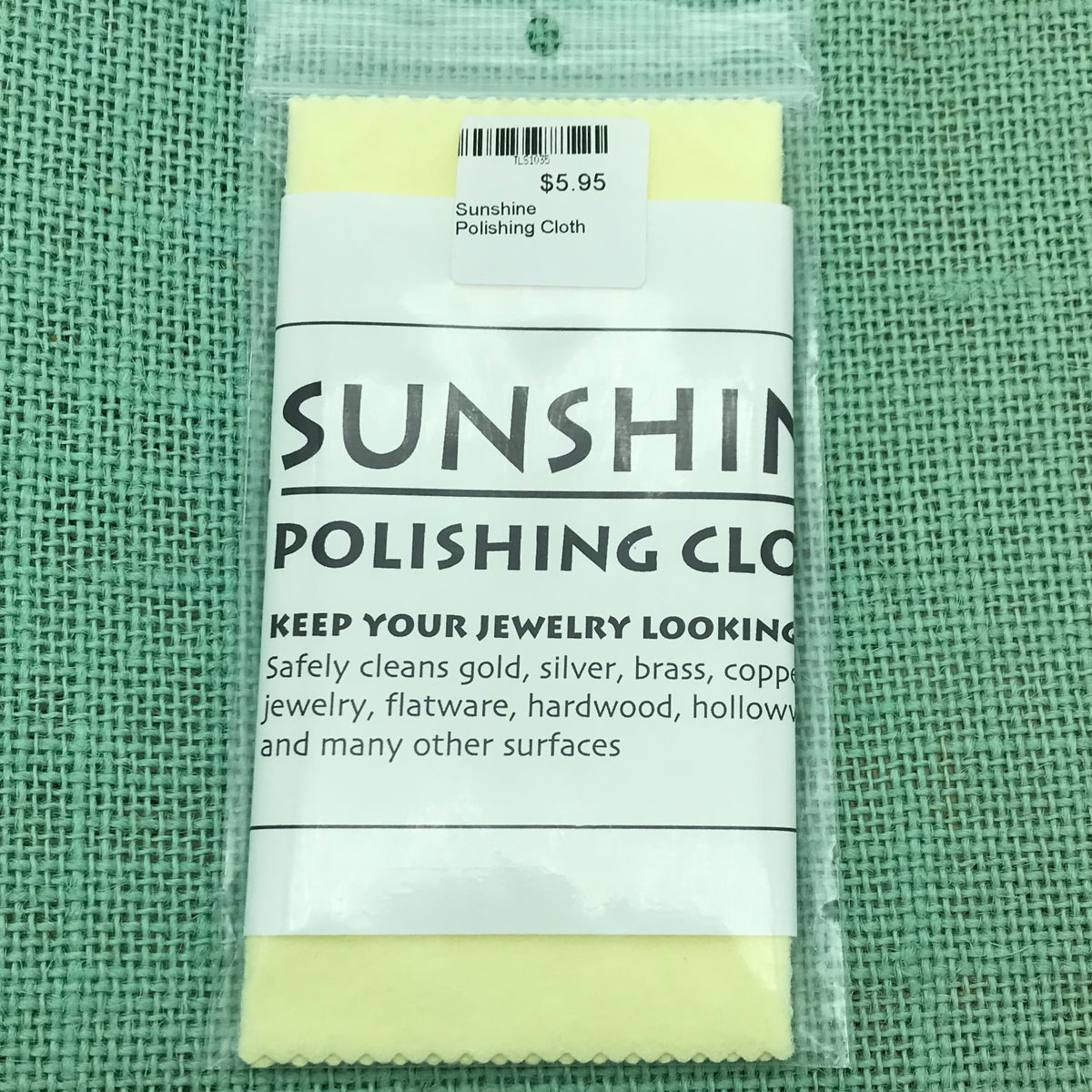 Sunshine Soft Polishing Cloth // Safely Cleans Silver, Copper, Brass, Gold,  Glass, Mirrors, Jewelry 