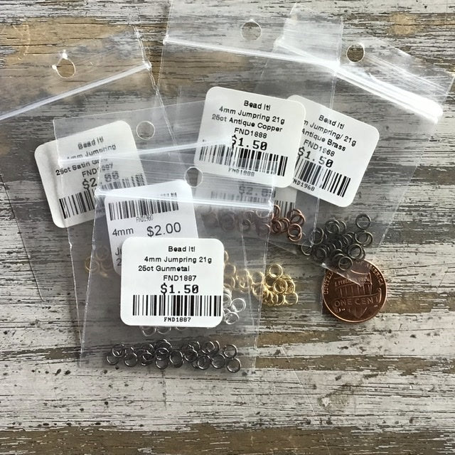 4mm Jumpring 21g 25ct