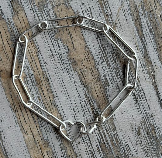 Fused Paper Clip Bracelet