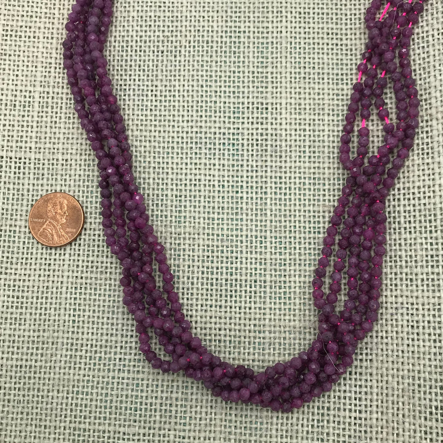 3.5mm Faceted Ruby