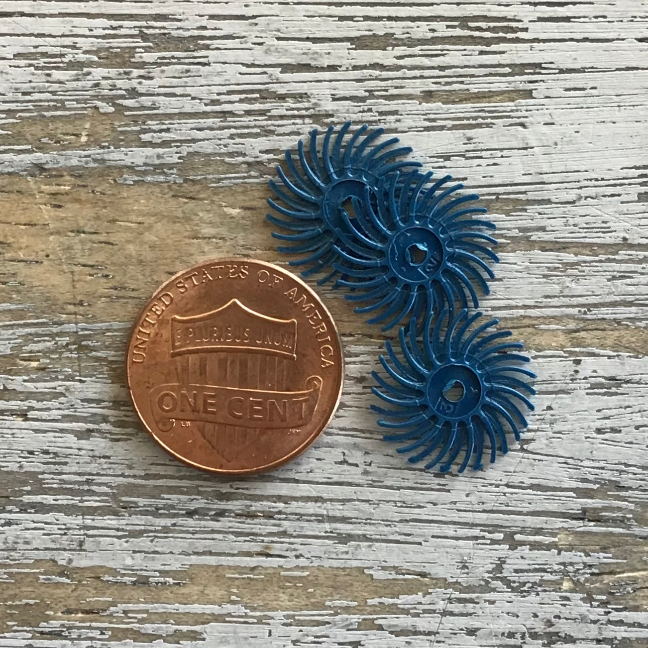 Radial Bristle Wheel Blue 400 grit 3ct
