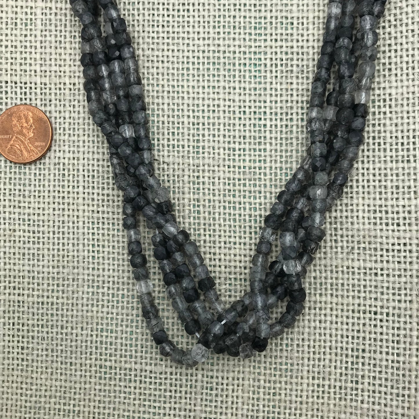 4mm Faceted Cubes