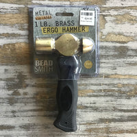 1 Pound Brass Ergo Hammer