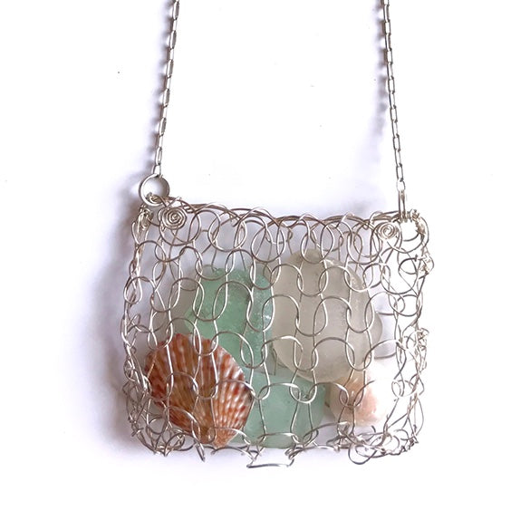 Knitted Mesh Treasure Pouch