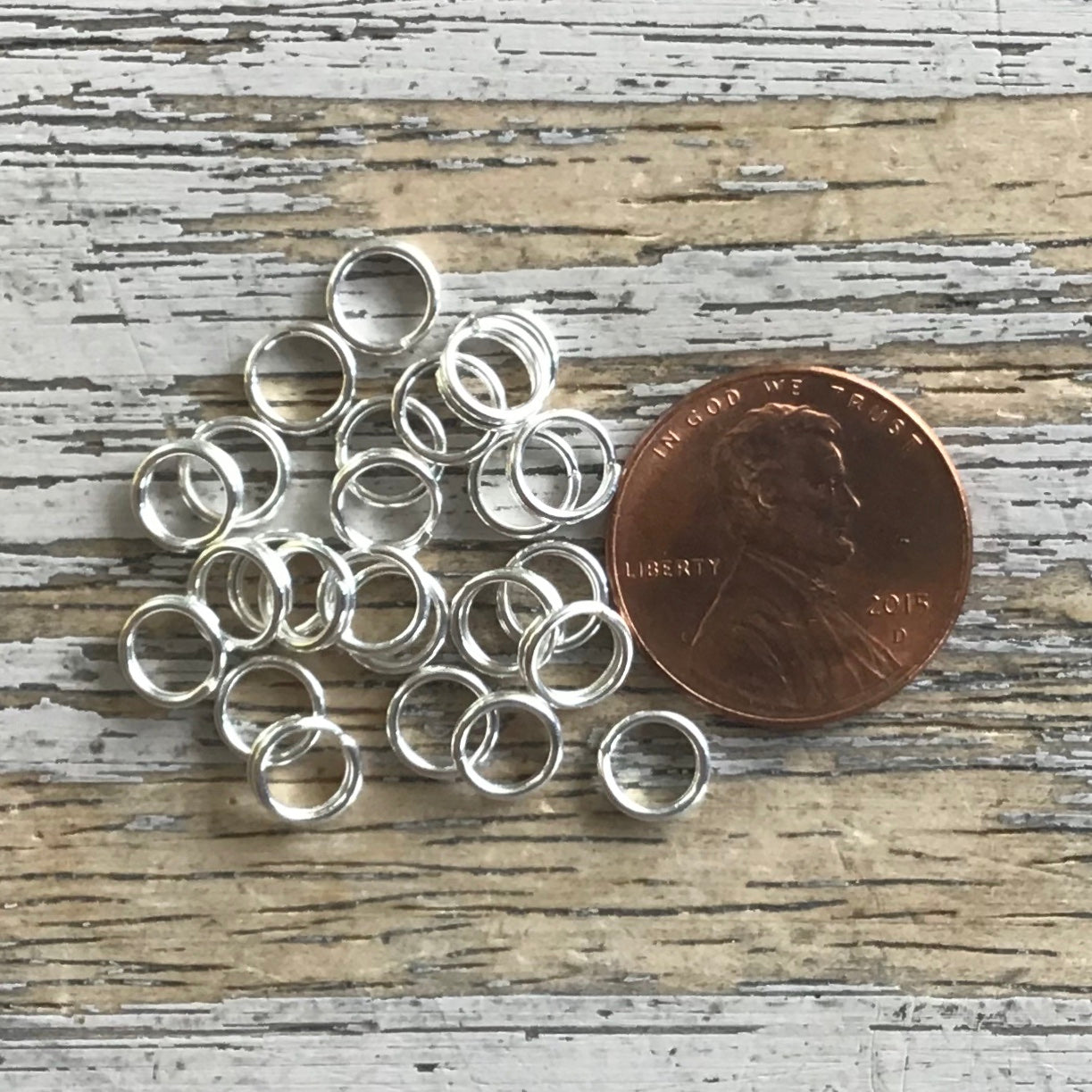 SS 6mm Double Split Ring 25ct