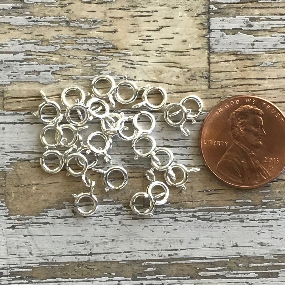 SS 5mm Spring Ring 25ct
