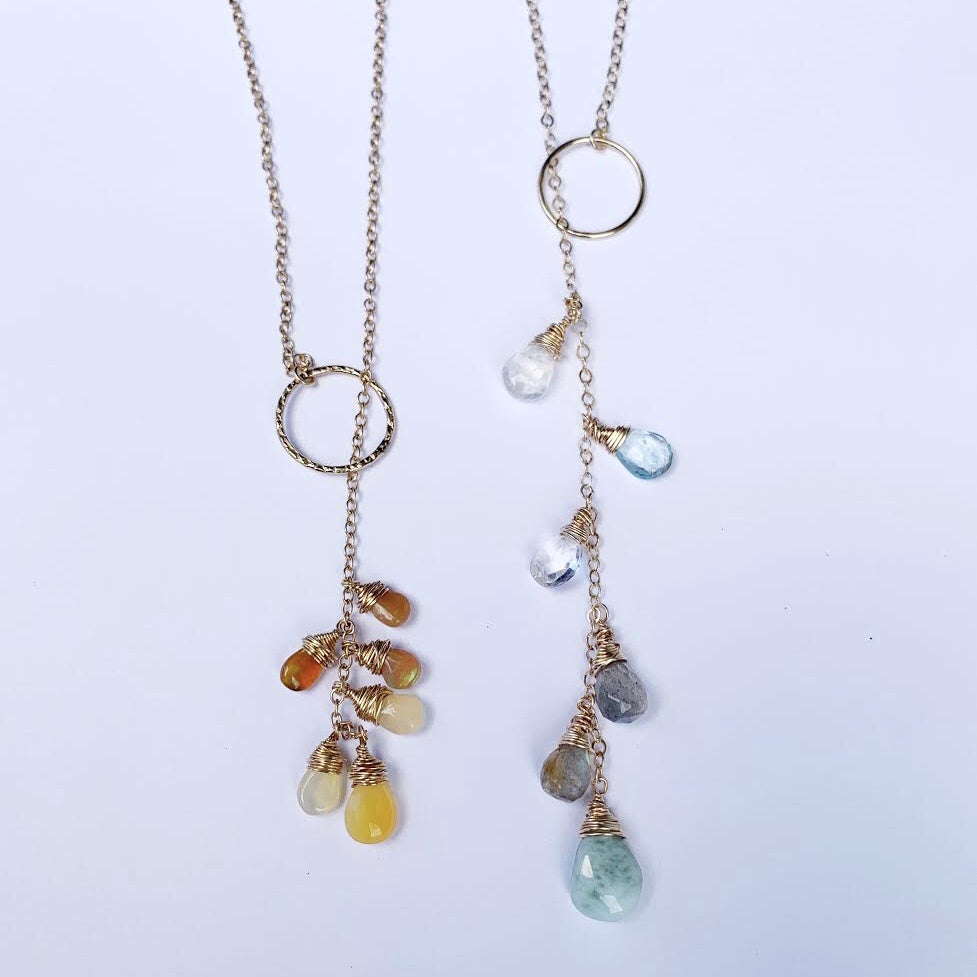 Briolette Waterfall  | Prerequiste: Wire Basics
