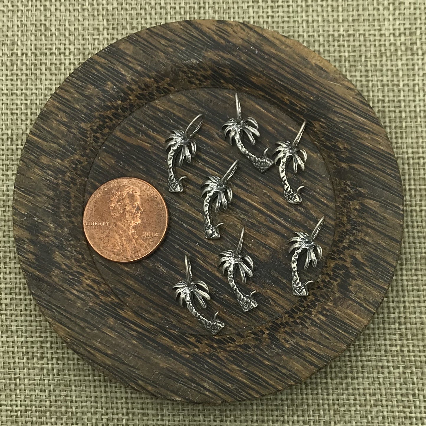 Sterling Palm Charm